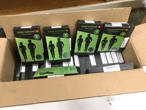 Lot of (28) New Steiert Global Market Compression Knee Sleeves, Size Large - Lot 263
