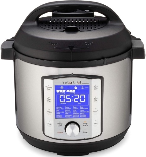 Instant Pot Duo Evo Plus Pressure Cooker 9 in 1,  6 Qt, 48 One Touch Programs. NEW - Lot 49
