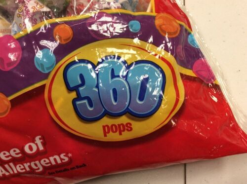 Package of DumDum Pops, 360 Count.  - Lot 302