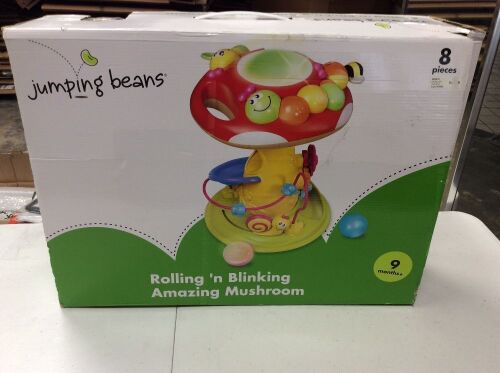 Jumping Beans Rolling 'n Blinking Amazing Mushroom. New - Lot 314