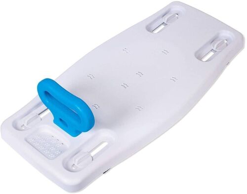Carex Portable Shower Bench - Shower Bath Seat - Adjustable Width to Fit Most Bathtubs, Comfortable Contoured Seating Area with 300 Pound Weight Capacity, Portable and Easy to Store - Appears New - Lot 383