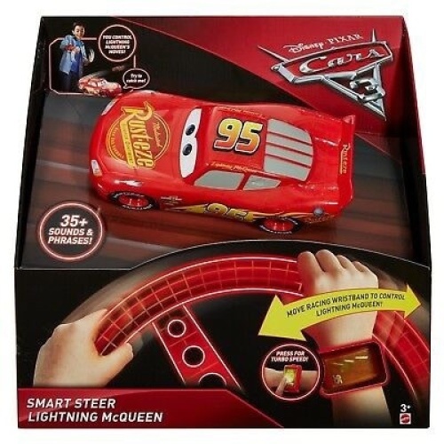 Disney Pixar Smart Steer Lightning McQueen Remote Control Car. NEW - Lot 428