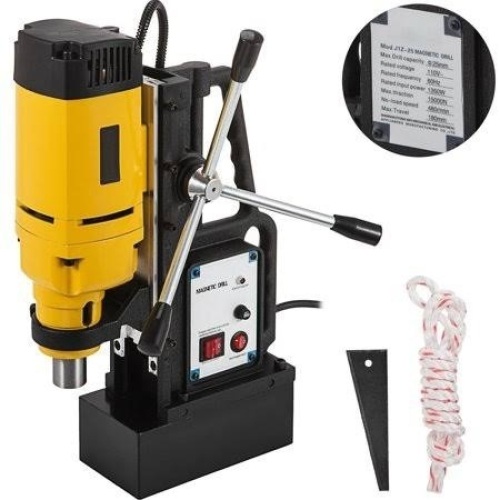 Vevor 1350w Magnetic Drill Press 1 inch Boring & 3372 LBS Magnet Force Tapping. Appears New.  - Lot 71