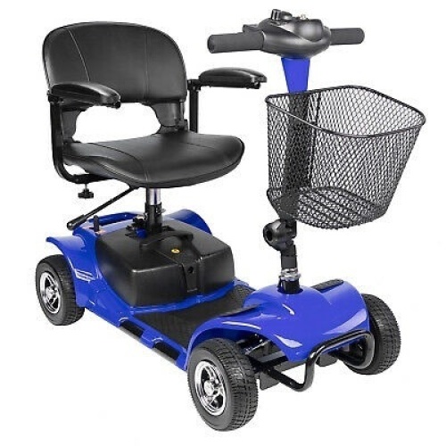 Folding 4-Wheel Mobility Scooter, Electric Powered. Appears New - Lot 72