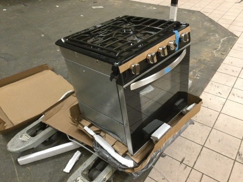 Suburban RV 3643A - Elite 3 Burners Black Gas Range with Deluxe Grate. New with Damage. SEE PICTURES - Lot 77
