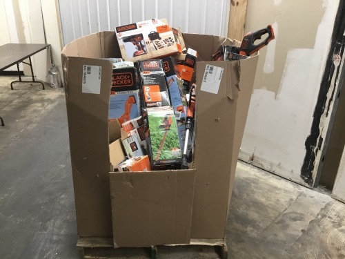 Pallet of Black & Decker Tools. E-Commerce Return. Untested. Some Appear Used & Some Appear New.  - Lot 114