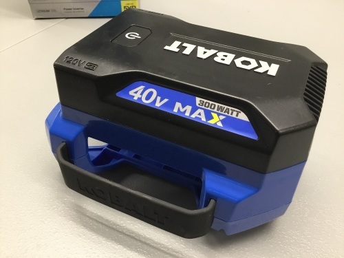 KOBALT 40V Power Inverter. E-Commerce Return. Tested/Works.  - Lot 118