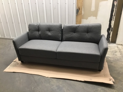 Zinus Couch, Fully Assembled, Gray Fabric. E-Commerce Return/Appears New. - Lot 127