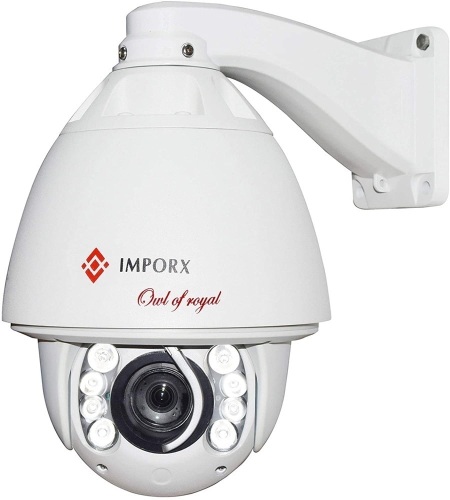 IMPORX Auto Tracking PTZ IP Camera, 20X Optical Zoom, 1080P Outdoor IP66 Waterproof Camera, 500ft Night Vision, Motion Detection, Support Micro SD Card and P2P. - Lot 239