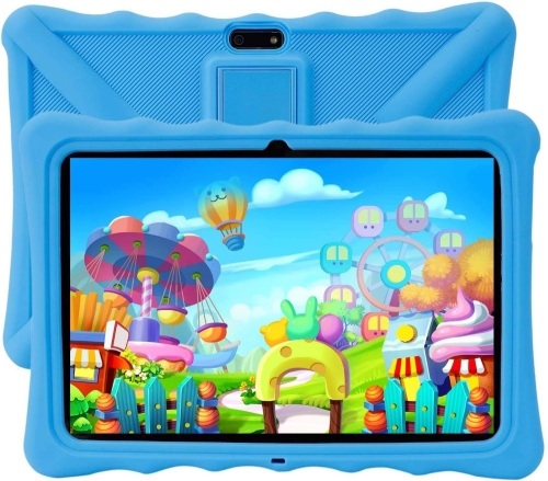 Kids Tablet PC, Veidoo 10.1" Android Tablet with Silicone Case, 1280 x 800 Screen, 1GB Memory, 16GB Storage.  - Lot 254