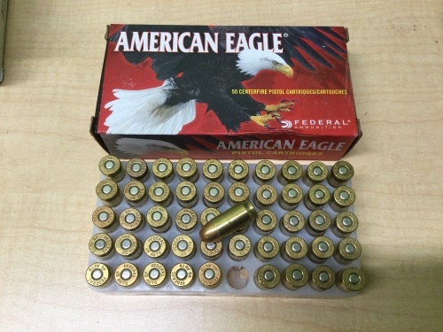 Federal American Eagle Ammunition 45 ACP 230 Grain Full Metal Jacket Box of 50 - Lot 273