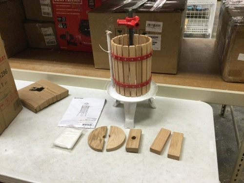 Fruit Press. Unknown Condition. Appears Unused - Lot 300