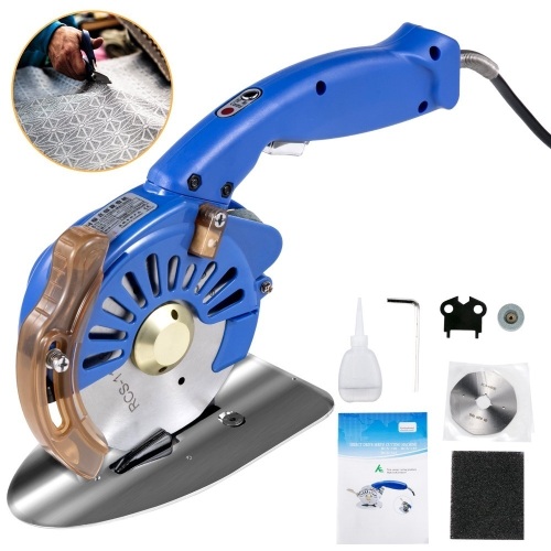 100mm Electric Rotary Fabric Cutter. Powers Up. Not Tested Further. E-Commerce Return - Lot 324
