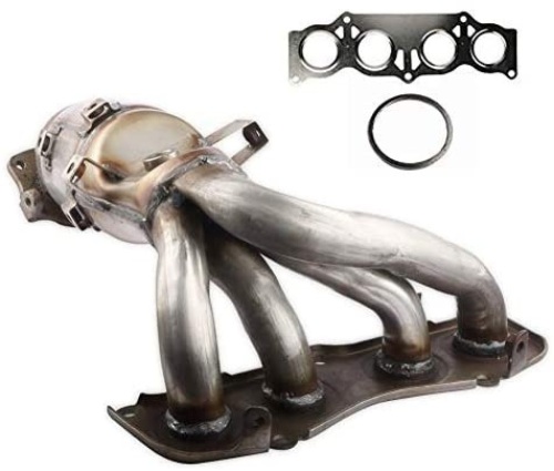 MOSTPLUS Exhaust Manifold w/Catalytic Converter Compatible for 02-06 Toyota Camry Solara L4 2.4L Replaces 674-811. Appears New - Lot 336