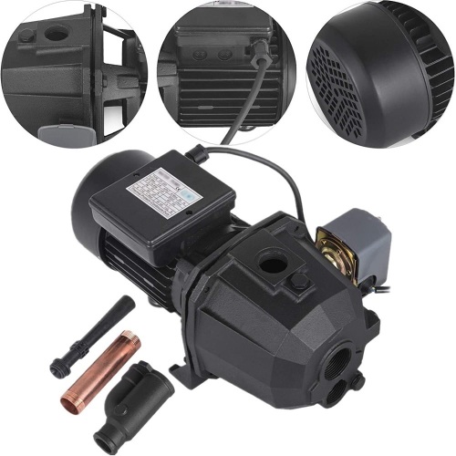 VEVOR 3/4HP Shallow Well Jet Pump with Pressure Switch 170.6 ft Jet Pump with Jet Ejector Assembly. Appears New - Lot 416