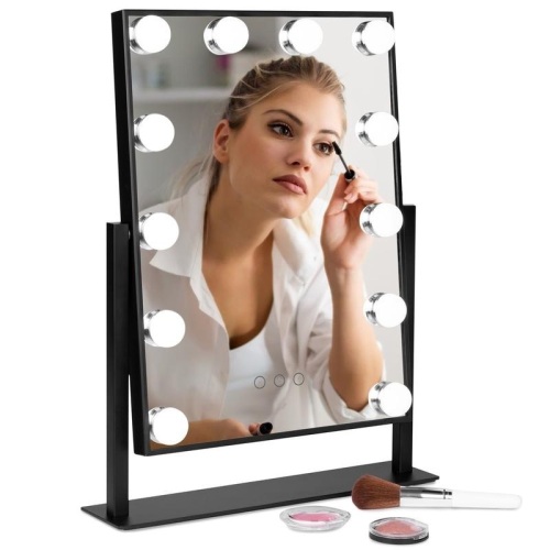 Hollywood Makeup Vanity Mirror w/ Smart Touch, Adjustable Color Temp, 12 LED. Appears New - Lot 449