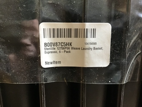 Lot of Laundry Baskets - (10) Large Baskets & (3) Smaller Baskets, Black. Appears New  - Lot 450