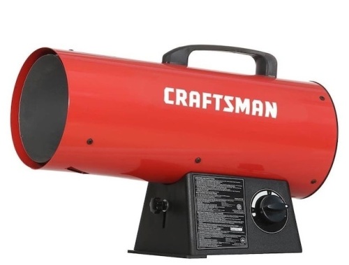 Lot of (3) Craftsman 60000-BTU Outdoor Portable Forced Air, Propane Heater. E-Commerce Return. Condition Unknown.  - Lot 498