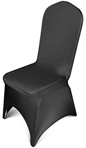 Vevor 100 Pack Black Chair Covers. Made of Polyester and Spandex. Appears New - Lot 504
