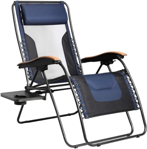 Portal Oversized Mesh Back Zero Gravity Recliner Chair. Appears New - Lot 531