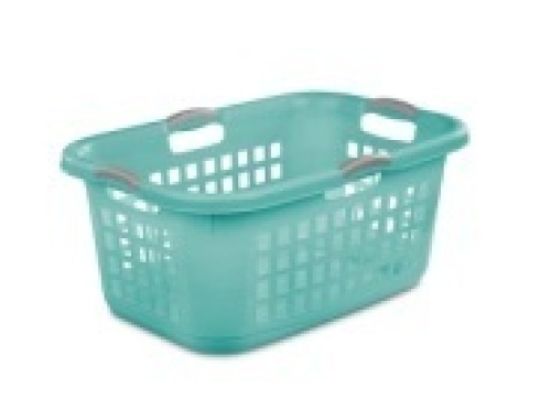 (6) Sterilite 2 Bu. Ultra Laundry Baskets - Aqua. Appears New - Lot 608