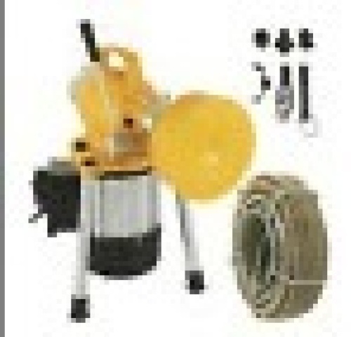 3/4" to 4" Sectional Pipe Drain Auger/Snake Sewer Clog w/ Cutter. 400rpm, 3m x 10mm.  - Lot 618