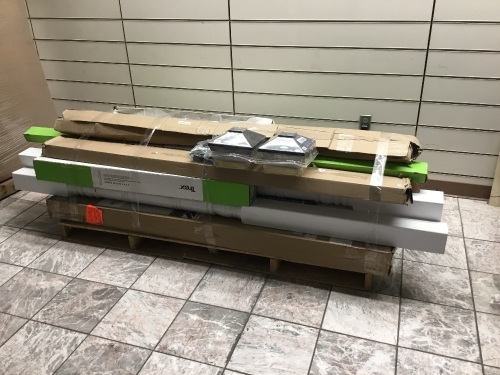 Pallet of Trex Deck Items & Accessories. Various Types & Applications. SEE PICS. E-Commerce. Appears New.  - Lot 650