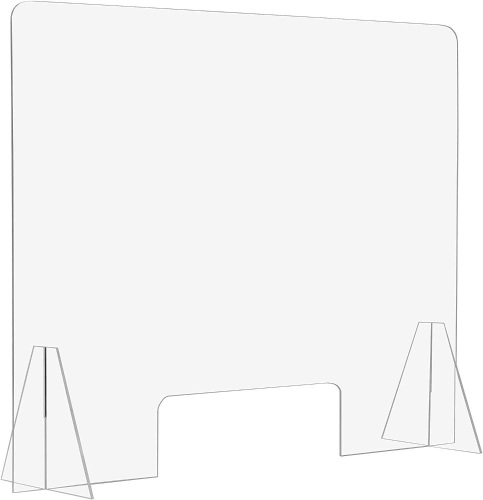 Acrylic Partition/Barrier for Coughing, Sneezing & Droplets Protection. Appears New - Lot 665