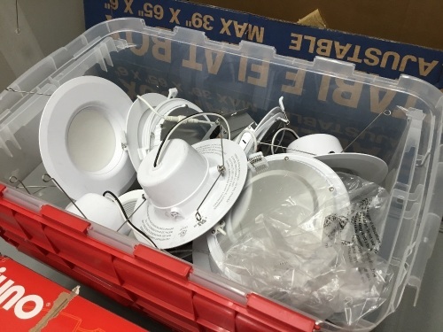 Lot of Pot Lights. Various Sizes & Applications. E-Commerce. Untested/Condition Unknown.  - Lot 673