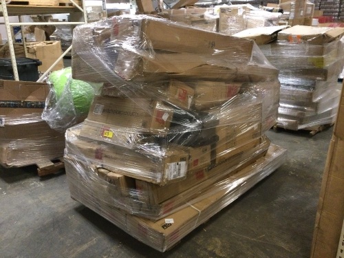 Large Pallet of Outdoor Umbrellas and More. Includes Adirondak Chairs, 10x10 Canopy, Zero Gravity Chairs, and Umbrellas. Items are E-Commerce Returns. May be broken or incomplete. - Lot 675