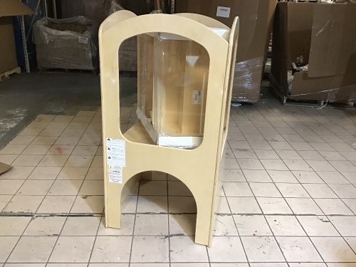 Angeles Toddler Loft Kids Indoor Wooden Playset.  Center Tower & Stairs Only (Missing Slide). Appears New - Lot 694
