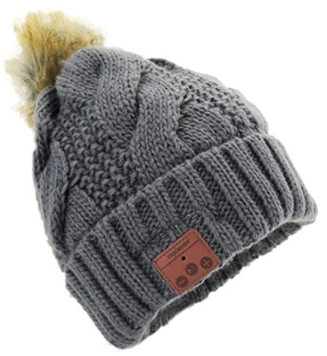 Tenergy Wireless Bluetooth Beanie Pom Pom. Appears New.   - Lot 737