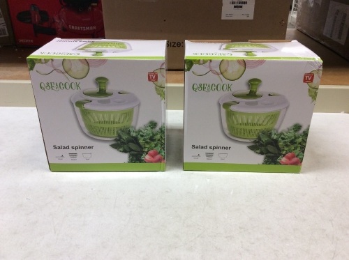 Lot of (2) Salad Spinners. Appear New - Lot 928