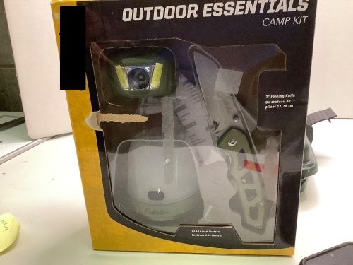 Outdoor Essentials Camp Kit, Missing Latch Clip, Ecommerce Return - Lot 163