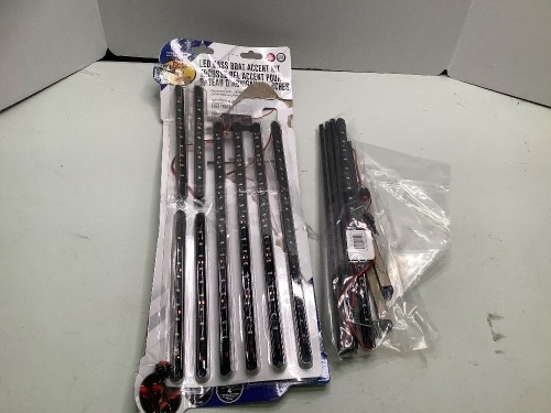 Lot of (2) Led Bass Boat Accent Kit, Missing Pieces, Ecommerce Return - Lot 241