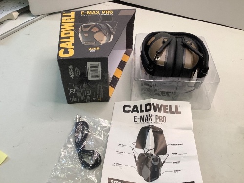 Caldwell E-Max Pro Electronic Earmuffs, Ecommerce Return - Lot 246