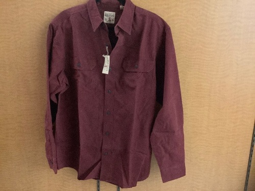 Red Head Work Long Sleeve Shirt, Men's Large, Appears New - Lot 281