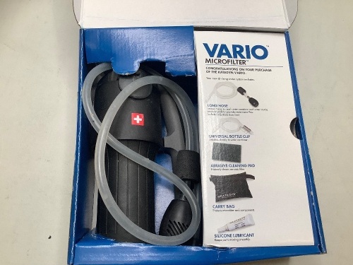 Vario Microfilter Water Filtration System, Ecommerce Return - Lot 305