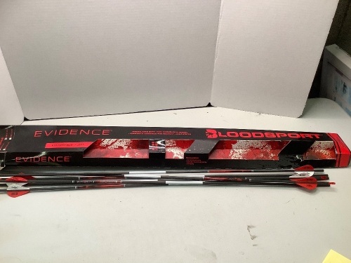 Evidence Bloodsport Box of 6 Arrows, Ecommerce Return - Lot 309