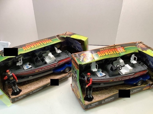 Lot of (2)  Imagination Adventure Boat, Ecommerce Return - Lot 310