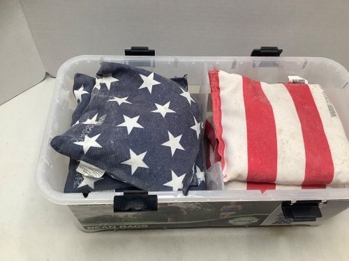 Stars and Stripes Regulation Corn Hole Bags, Ecommerce Return - Lot 315