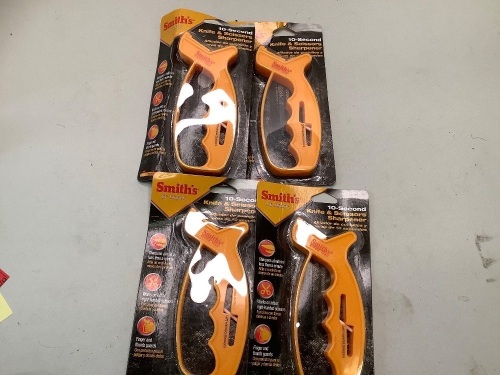 Lot of (4) Smith Knife & Scissors Sharpener, Appears New - Lot 327