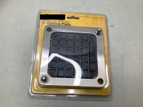 Commercial EZ-Cut Fry Cutter, 1/2" Cutting Plate, Appears New - Lot 340