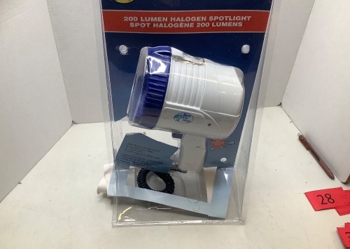 200 Lumen Halogen Spotlight, Ecommerce Return - Lot 342
