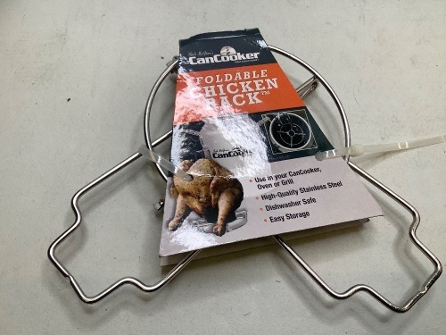 CanCooker Foldable Chicken Rack, Ecommerce Return - Lot 356