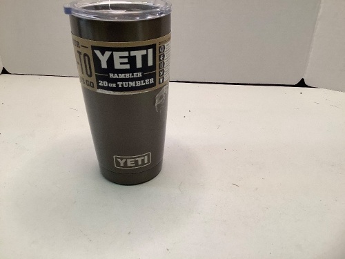 Yeti Rambler, 20oz Tumbler, Missing Seal on Lid, Appears New - Lot 361
