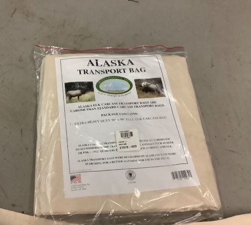Alaska Transport Bag, Ecommerce Return - Lot 364