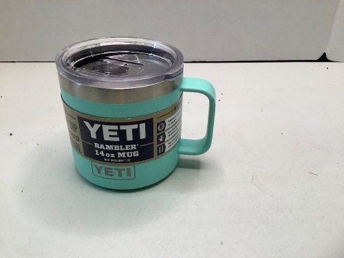 Yeti Rambler 14oz, Ecommerce Return, Broken Lid - Lot 371