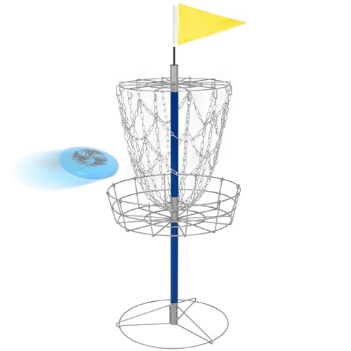 Portable Disc Golf Basket w/ Double Chains - Lot 1568