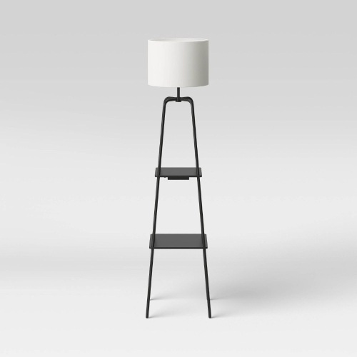 Etagere Power Source Shelf Floor Lamp - Lot 1571
